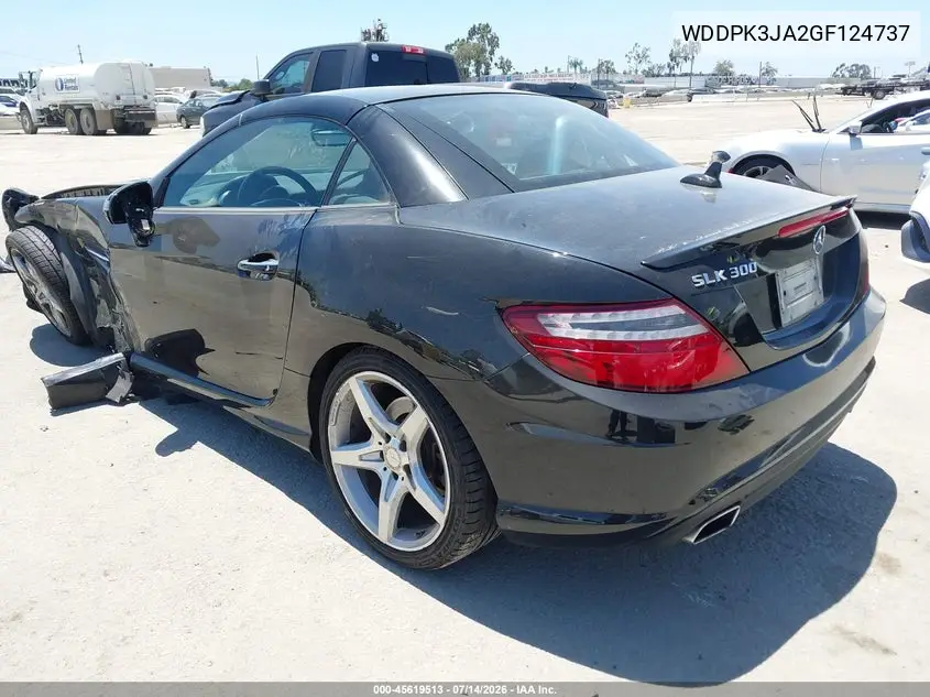 2016 Mercedes-Benz Slk 300 VIN: WDDPK3JA2GF124737 Lot: 45619513