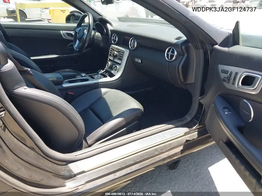 2016 Mercedes-Benz Slk 300 VIN: WDDPK3JA2GF124737 Lot: 45619513