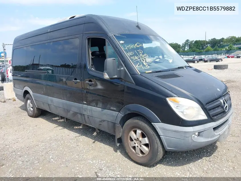 2011 Mercedes-Benz Sprinter 2500 High Roof VIN: WDZPE8CC1B5579882 Lot: 45480624