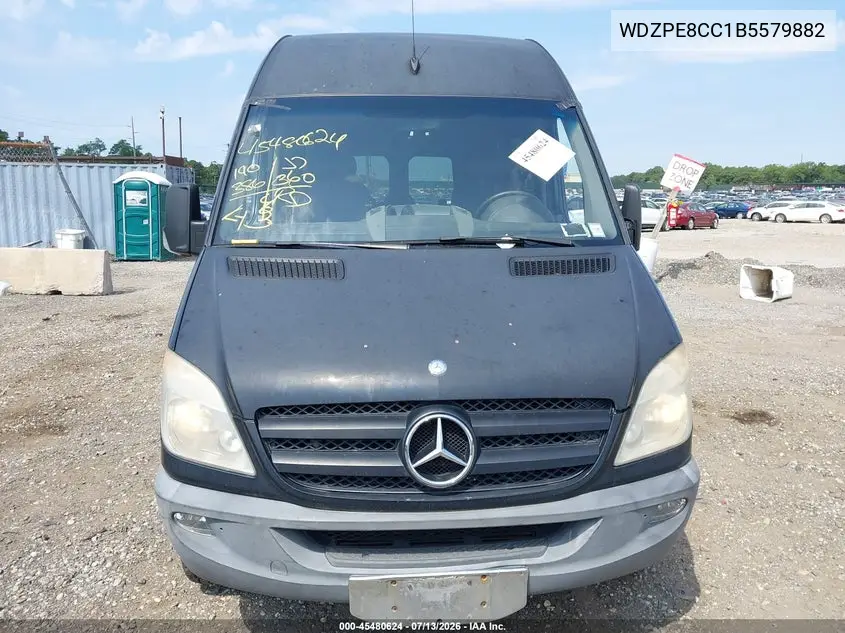 2011 Mercedes-Benz Sprinter 2500 High Roof VIN: WDZPE8CC1B5579882 Lot: 45480624