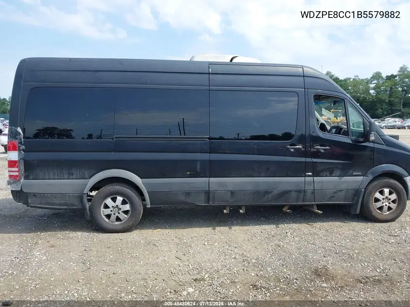 2011 Mercedes-Benz Sprinter 2500 High Roof VIN: WDZPE8CC1B5579882 Lot: 45480624