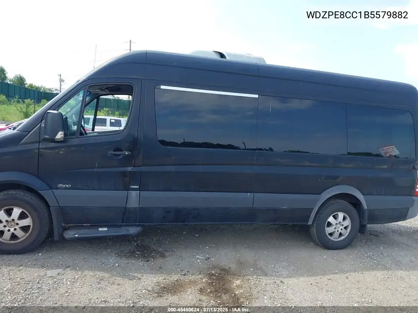 2011 Mercedes-Benz Sprinter 2500 High Roof VIN: WDZPE8CC1B5579882 Lot: 45480624
