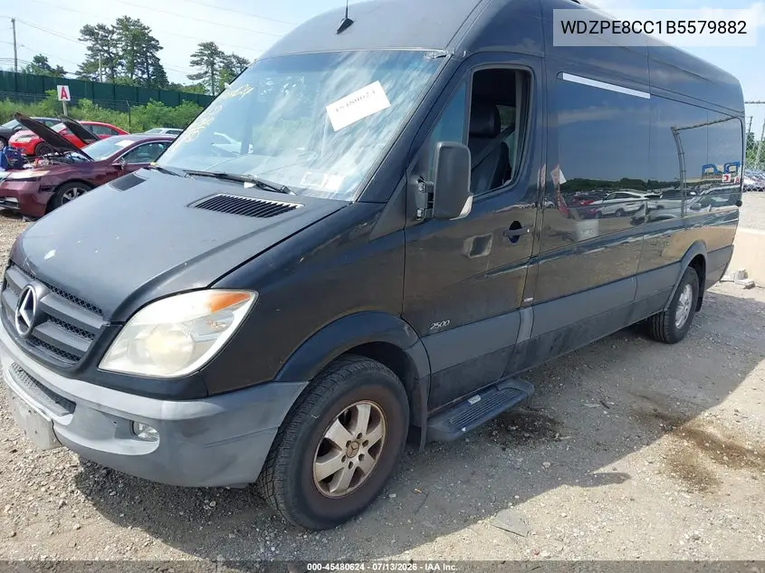 2011 Mercedes-Benz Sprinter 2500 High Roof VIN: WDZPE8CC1B5579882 Lot: 45480624