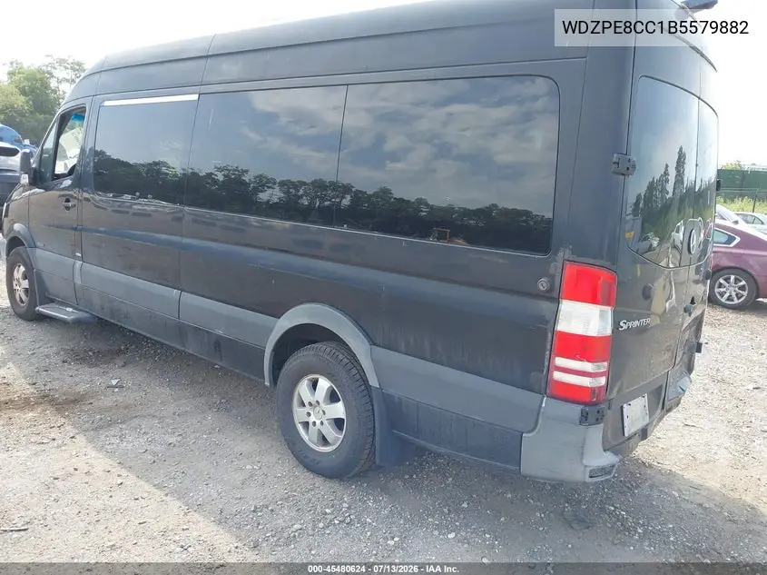 2011 Mercedes-Benz Sprinter 2500 High Roof VIN: WDZPE8CC1B5579882 Lot: 45480624
