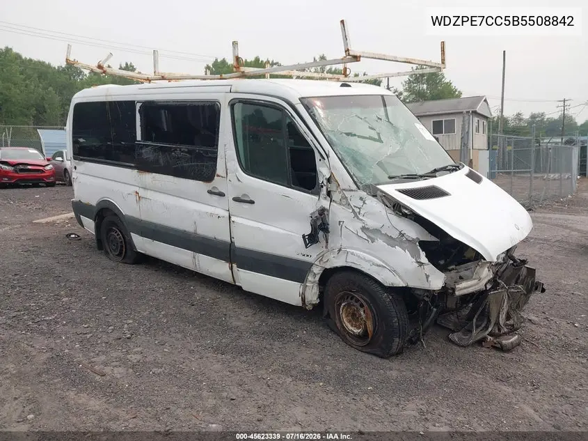 2011 Mercedes-Benz Sprinter 2500 Normal Roof VIN: WDZPE7CC5B5508842 Lot: 45623339