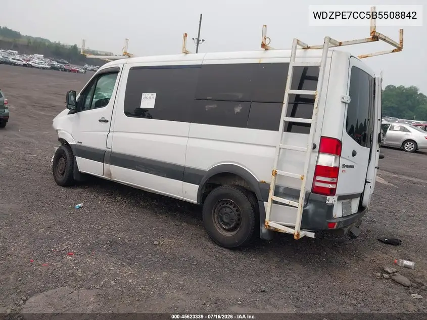 2011 Mercedes-Benz Sprinter 2500 Normal Roof VIN: WDZPE7CC5B5508842 Lot: 45623339