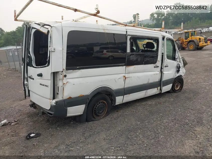 2011 Mercedes-Benz Sprinter 2500 Normal Roof VIN: WDZPE7CC5B5508842 Lot: 45623339