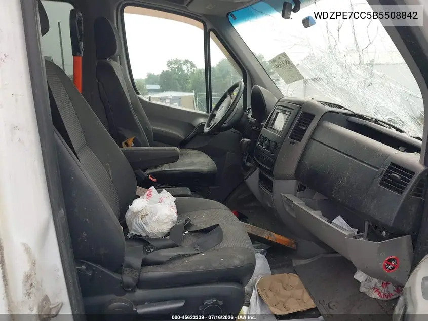 2011 Mercedes-Benz Sprinter 2500 Normal Roof VIN: WDZPE7CC5B5508842 Lot: 45623339