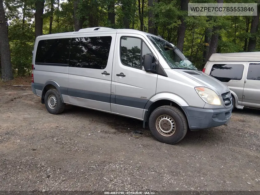 2011 Mercedes-Benz Sprinter 2500 Normal Roof VIN: WDZPE7CC7B5553846 Lot: 45631798