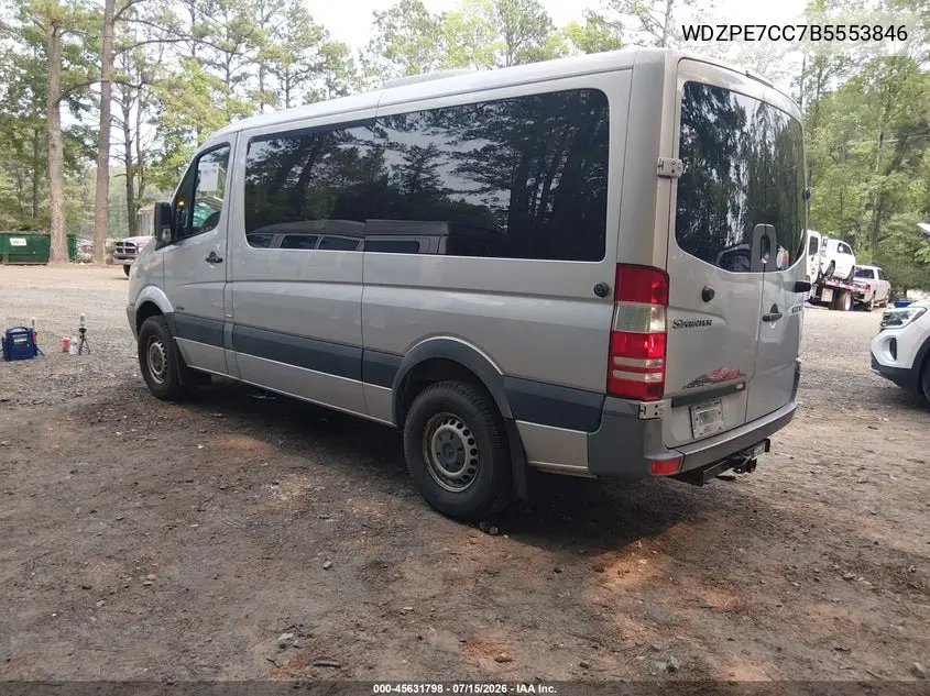2011 Mercedes-Benz Sprinter 2500 Normal Roof VIN: WDZPE7CC7B5553846 Lot: 45631798