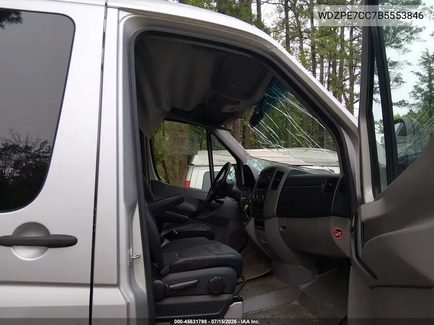 2011 Mercedes-Benz Sprinter 2500 Normal Roof VIN: WDZPE7CC7B5553846 Lot: 45631798
