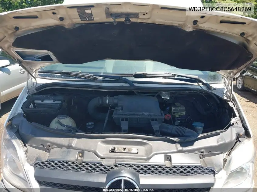 2012 Mercedes-Benz Sprinter 2500 High Roof VIN: WD3PE8CC8C5648269 Lot: 45378927
