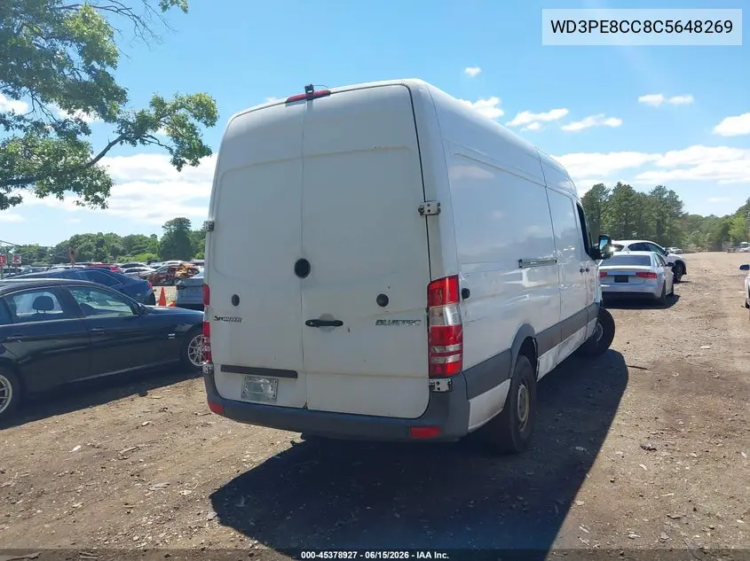 2012 Mercedes-Benz Sprinter 2500 High Roof VIN: WD3PE8CC8C5648269 Lot: 45378927