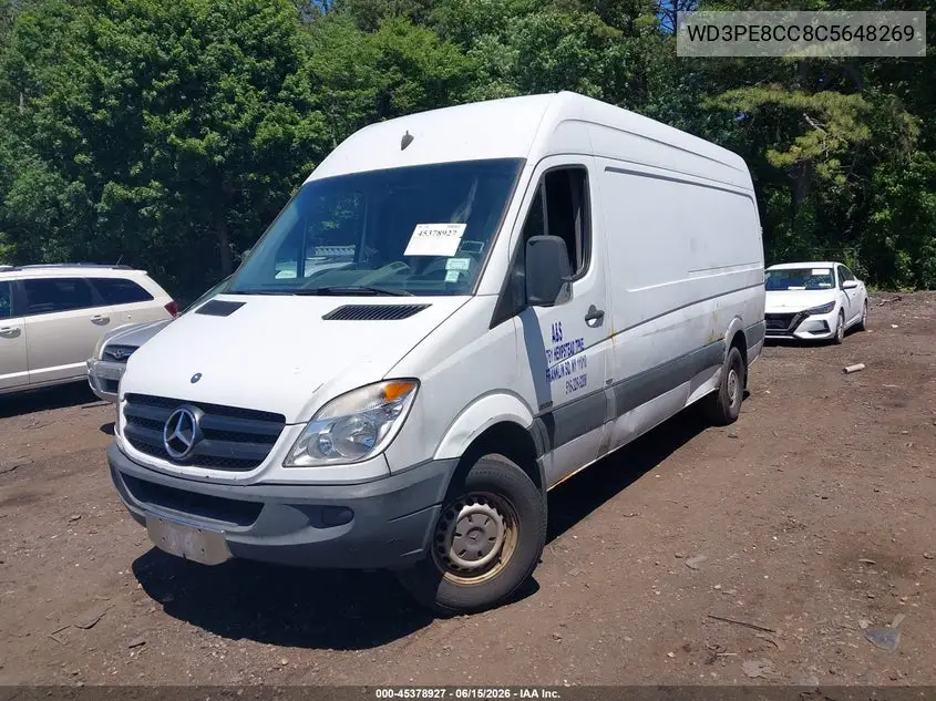 2012 Mercedes-Benz Sprinter 2500 High Roof VIN: WD3PE8CC8C5648269 Lot: 45378927