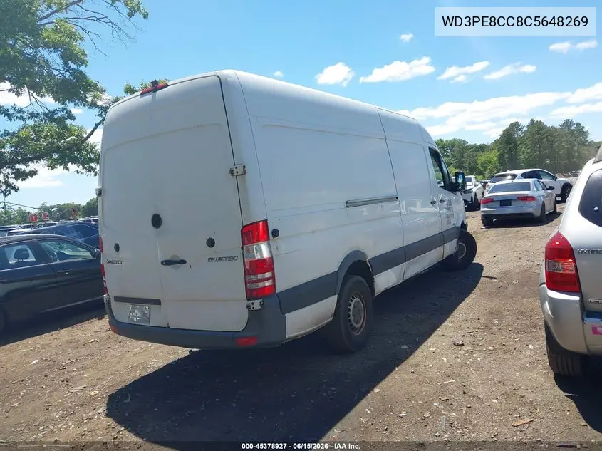 2012 Mercedes-Benz Sprinter 2500 High Roof VIN: WD3PE8CC8C5648269 Lot: 45378927