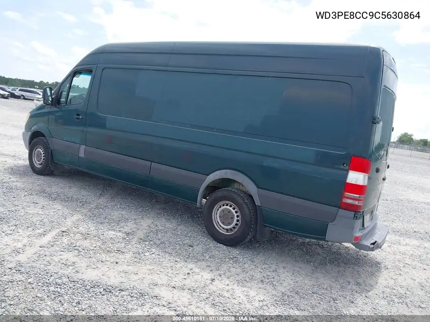 2012 Mercedes-Benz Sprinter 2500 High Roof VIN: WD3PE8CC9C5630864 Lot: 45610151
