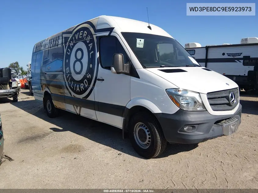 2014 Mercedes-Benz Sprinter 2500 High Roof VIN: WD3PE8DC9E5923973 Lot: 45592584