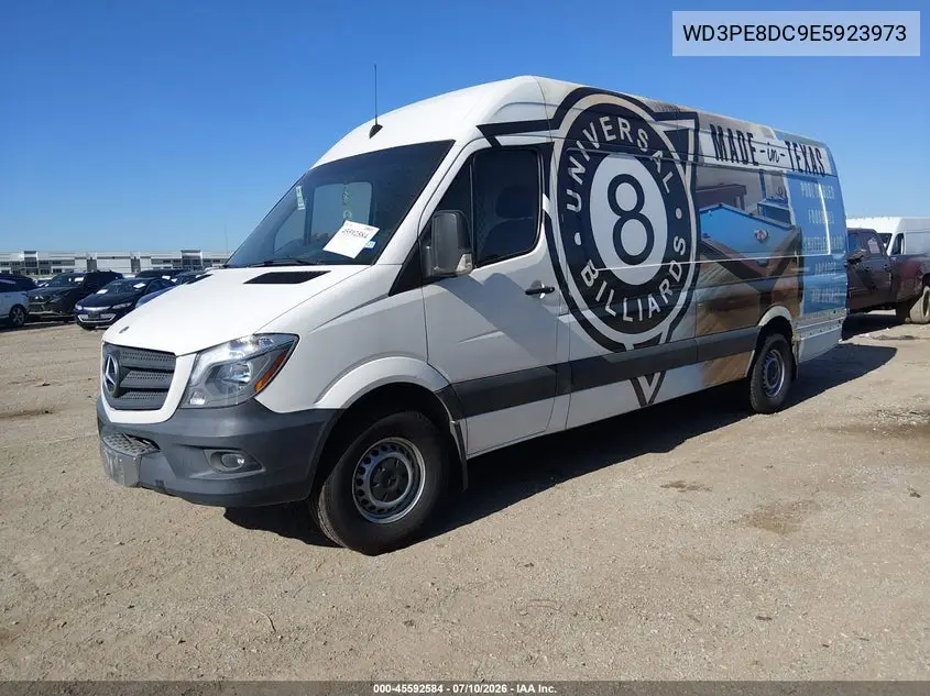 2014 Mercedes-Benz Sprinter 2500 High Roof VIN: WD3PE8DC9E5923973 Lot: 45592584