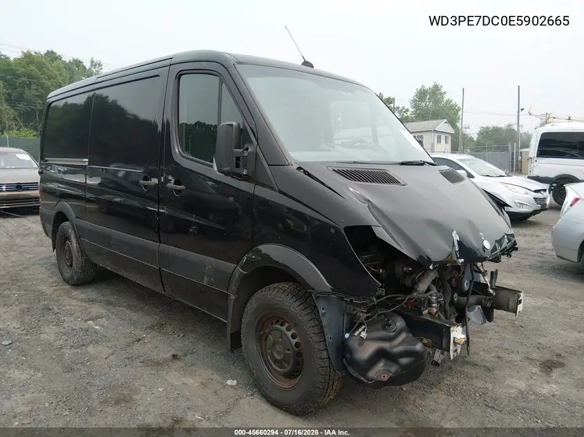2014 Mercedes-Benz Sprinter 2500 Normal Roof VIN: WD3PE7DC0E5902665 Lot: 45660294