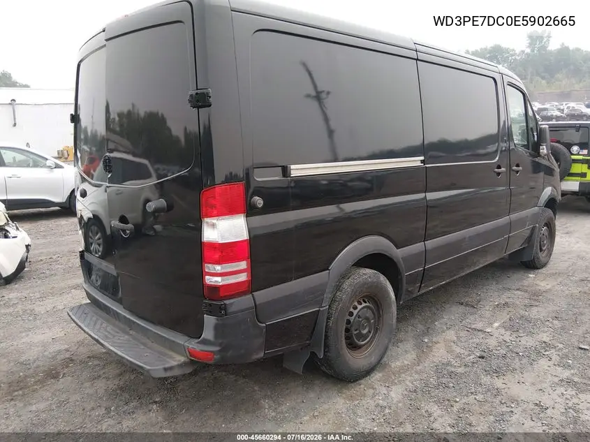 2014 Mercedes-Benz Sprinter 2500 Normal Roof VIN: WD3PE7DC0E5902665 Lot: 45660294