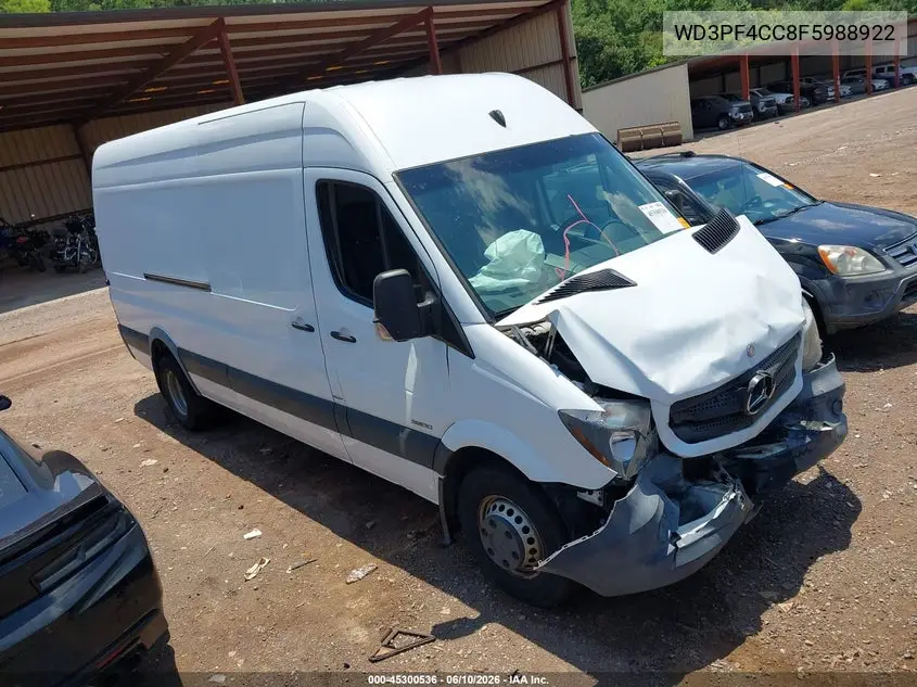 2015 Mercedes-Benz Sprinter 3500 High Roof VIN: WD3PF4CC8F5988922 Lot: 45300536