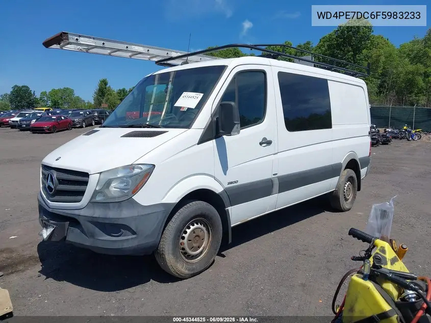 2015 Mercedes-Benz Sprinter 2500 Normal Roof VIN: WD4PE7DC6F5983233 Lot: 45344525