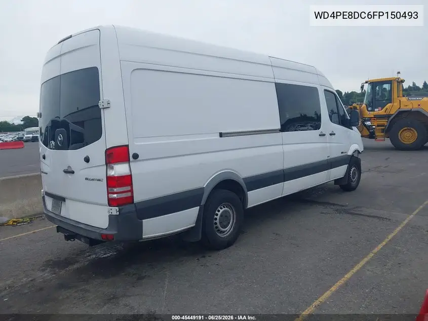 2015 Mercedes-Benz Sprinter 2500 High Roof VIN: WD4PE8DC6FP150493 Lot: 45449191
