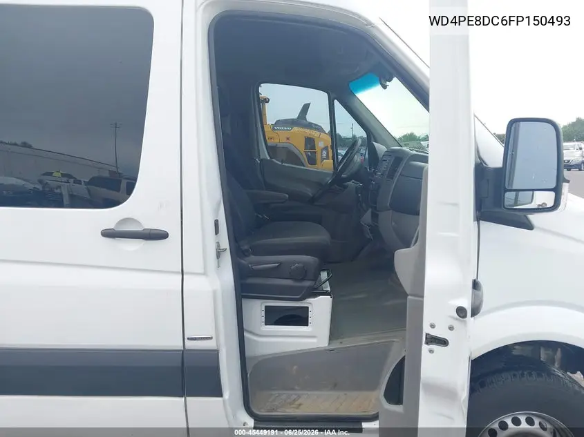 2015 Mercedes-Benz Sprinter 2500 High Roof VIN: WD4PE8DC6FP150493 Lot: 45449191