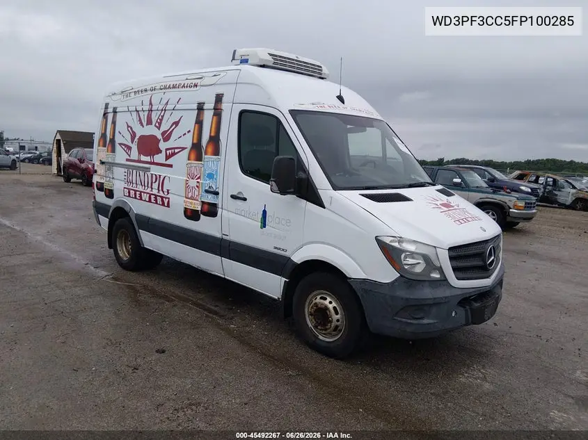 2015 Mercedes-Benz Sprinter 3500 High Roof VIN: WD3PF3CC5FP100285 Lot: 45492267