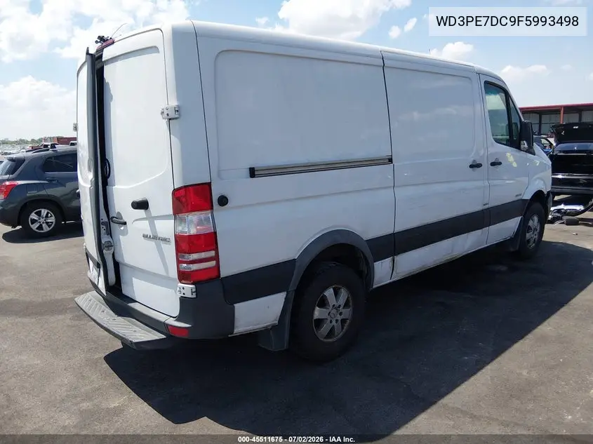 2015 Mercedes-Benz Sprinter 2500 Normal Roof VIN: WD3PE7DC9F5993498 Lot: 45511675