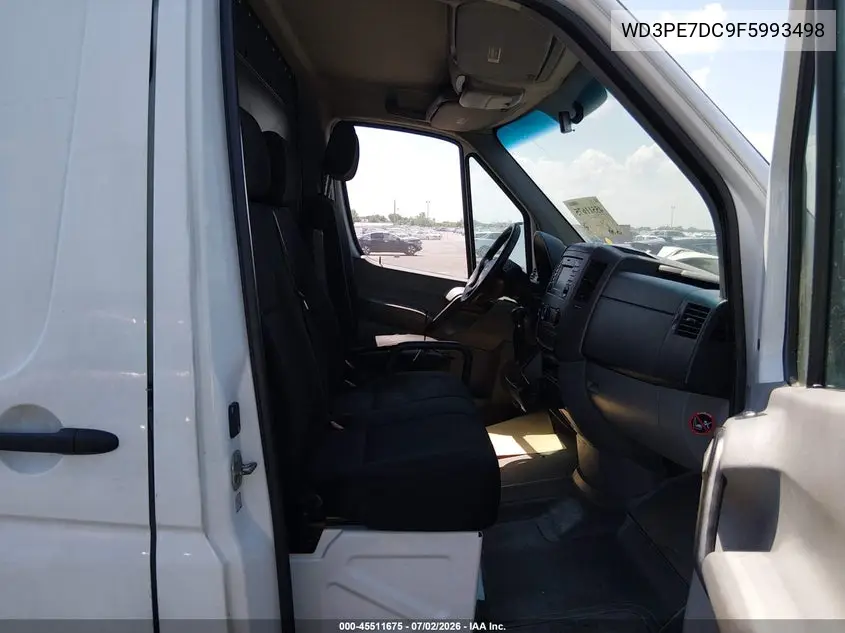 2015 Mercedes-Benz Sprinter 2500 Normal Roof VIN: WD3PE7DC9F5993498 Lot: 45511675