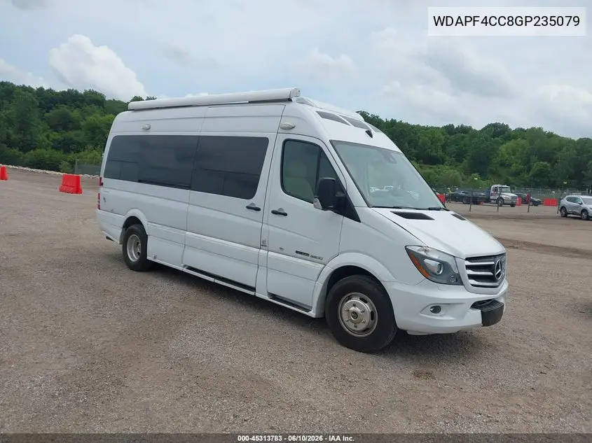 2016 Mercedes-Benz Sprinter 3500 High Roof VIN: WDAPF4CC8GP235079 Lot: 45313783