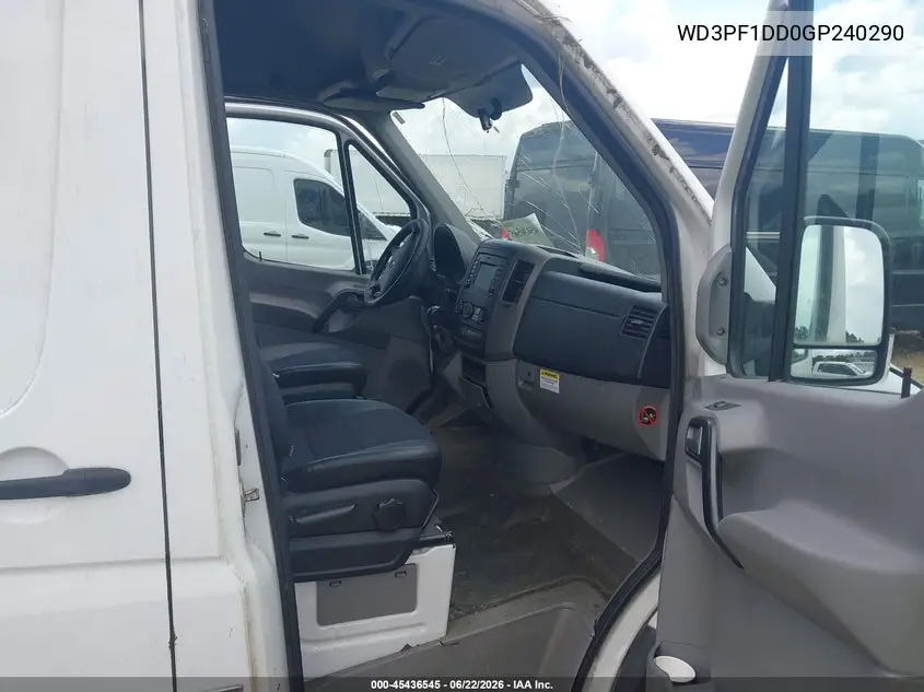 2016 Mercedes-Benz Sprinter 3500 High Roof VIN: WD3PF1DD0GP240290 Lot: 45436545