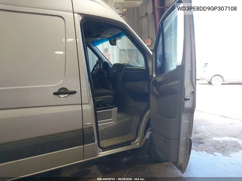 2016 Mercedes-Benz Sprinter 2500 High Roof VIN: WD3PE8DD9GP307108 Lot: 45438781