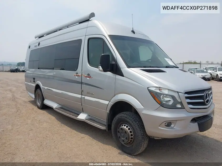 2016 Mercedes-Benz Sprinter 3500 High Roof VIN: WDAFF4CCXGP271898 Lot: 45484365