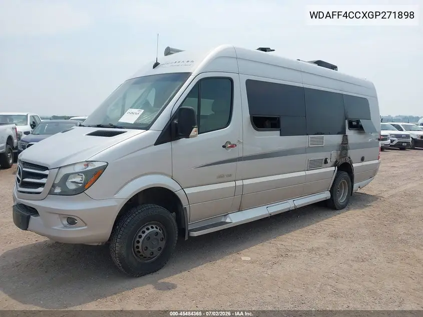 2016 Mercedes-Benz Sprinter 3500 High Roof VIN: WDAFF4CCXGP271898 Lot: 45484365