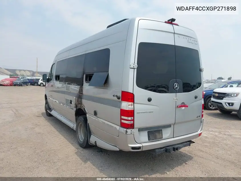 2016 Mercedes-Benz Sprinter 3500 High Roof VIN: WDAFF4CCXGP271898 Lot: 45484365