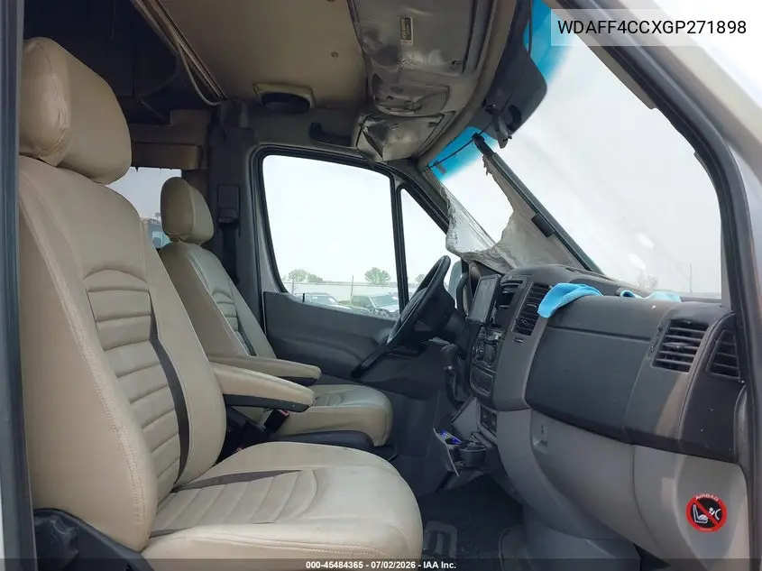 2016 Mercedes-Benz Sprinter 3500 High Roof VIN: WDAFF4CCXGP271898 Lot: 45484365