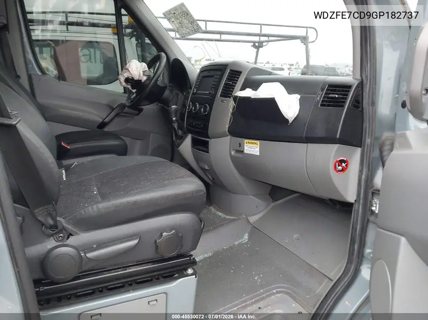 2016 Mercedes-Benz Sprinter 2500 Normal Roof VIN: WDZFE7CD9GP182737 Lot: 45530072
