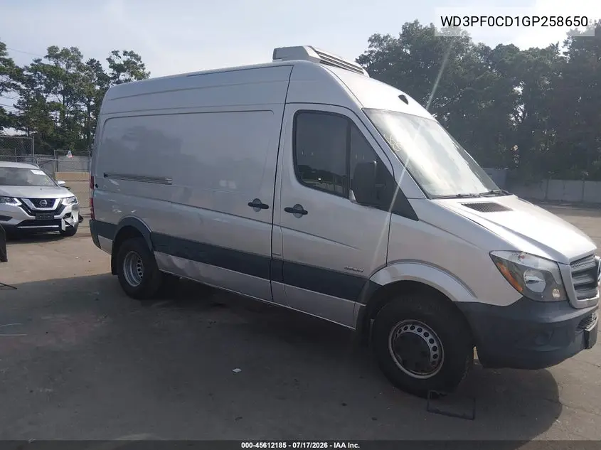 2016 Mercedes-Benz Sprinter 3500 High Roof VIN: WD3PF0CD1GP258650 Lot: 45612185