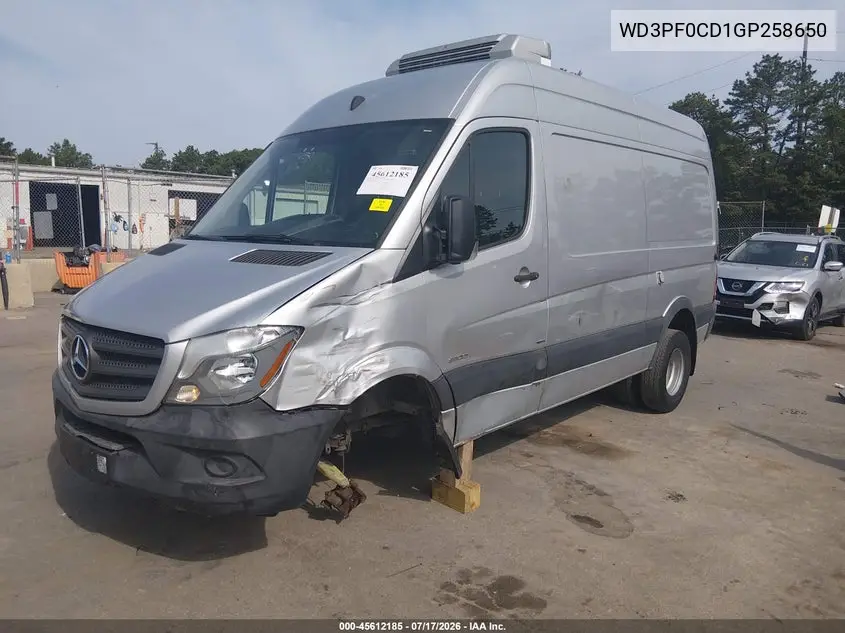 2016 Mercedes-Benz Sprinter 3500 High Roof VIN: WD3PF0CD1GP258650 Lot: 45612185
