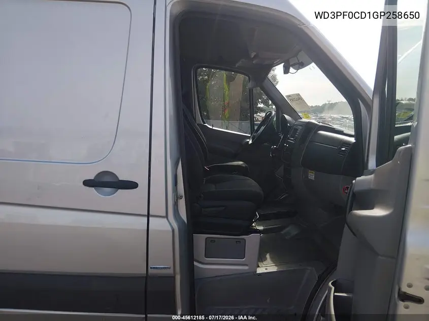 2016 Mercedes-Benz Sprinter 3500 High Roof VIN: WD3PF0CD1GP258650 Lot: 45612185