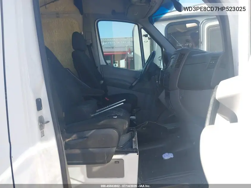2017 Mercedes-Benz Sprinter 2500 High Roof V6 VIN: WD3PE8CD7HP523025 Lot: 45583802
