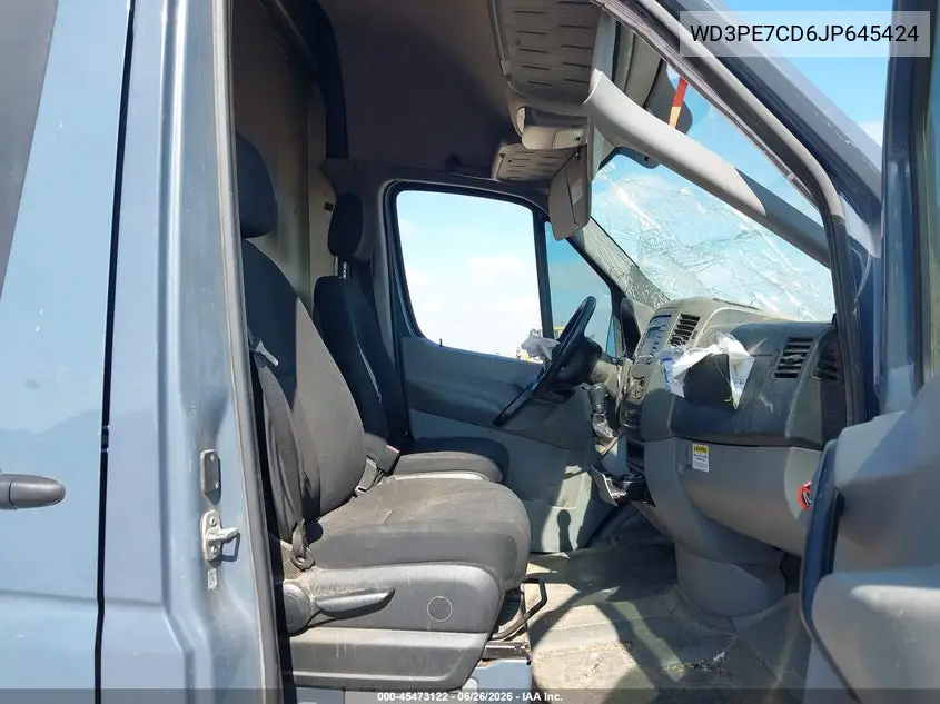 2018 Mercedes-Benz Sprinter 2500 Standard Roof V6 VIN: WD3PE7CD6JP645424 Lot: 45473122