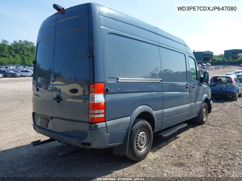 2018 Mercedes-Benz Sprinter 2500 Standard Roof V6 VIN: WD3PE7CDXJP647080 Lot: 45672083