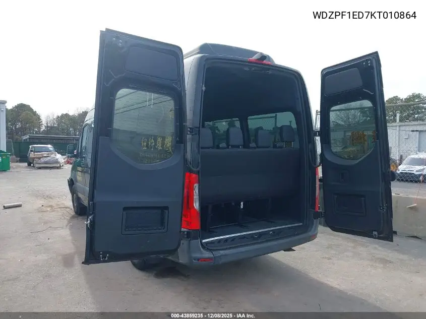WDZPF1ED7KT010864 2019 Mercedes-Benz Sprinter 2500 High Roof I4
