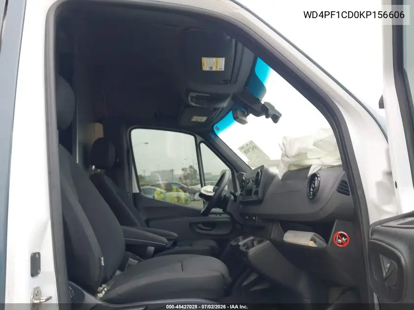 2019 Mercedes-Benz Sprinter 3500 High Roof V6 VIN: WD4PF1CD0KP156606 Lot: 45427028