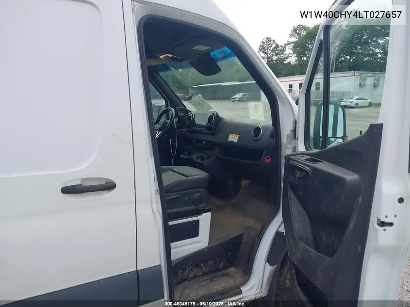 2020 Mercedes-Benz Sprinter 2500 High Roof I4 VIN: W1W40CHY4LT027657 Lot: 45345179