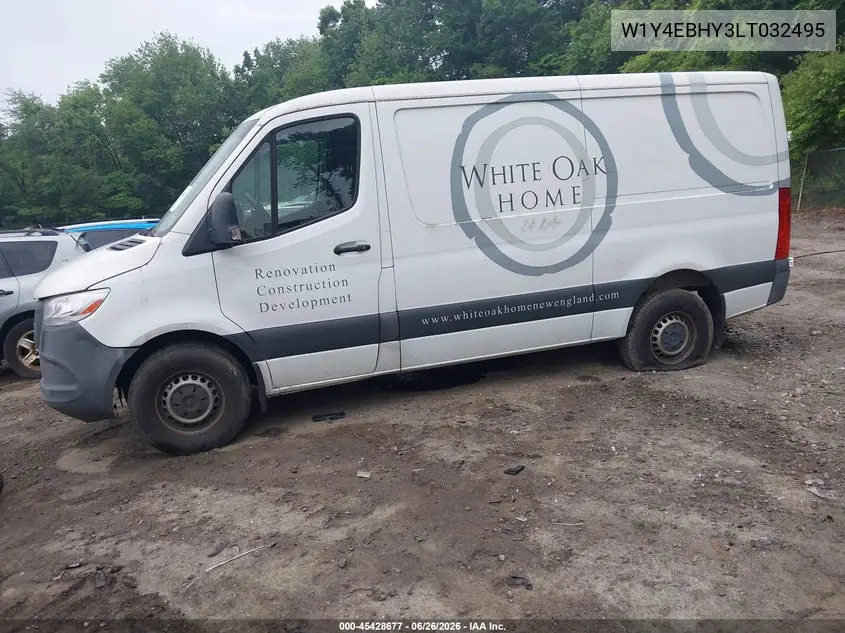 2020 Mercedes-Benz Sprinter 2500 Standard Roof V6 VIN: W1Y4EBHY3LT032495 Lot: 45428677