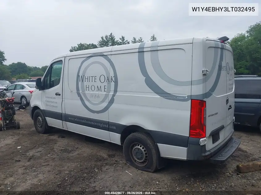 2020 Mercedes-Benz Sprinter 2500 Standard Roof V6 VIN: W1Y4EBHY3LT032495 Lot: 45428677